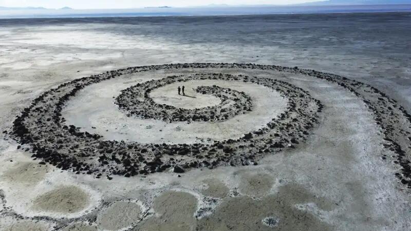 Spiral Jetty by Robert Smithson 